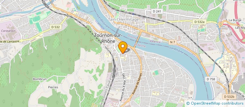 localisation de l'entreprise ABS CONSULTANT à TOURNON-SUR-RHONE