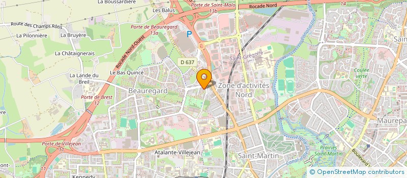 localisation de l'entreprise ABS CONSULTING à RENNES