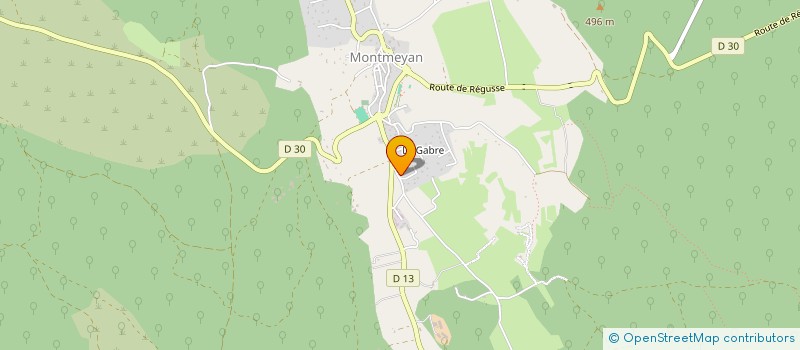localisation de l'entreprise ABS CONTROLE TECHNIQUE DE MONTMEYAN à MONTMEYAN