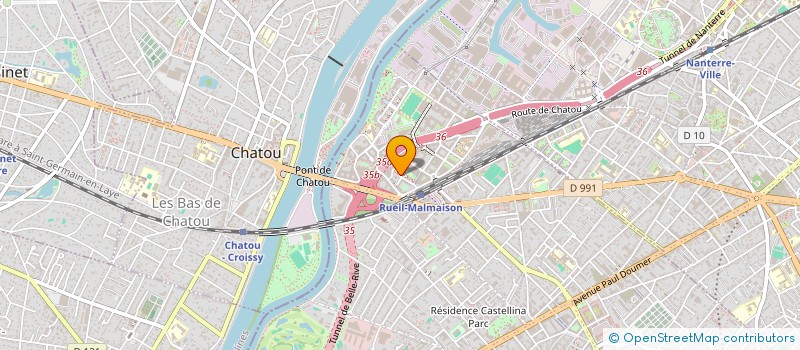 localisation de l'entreprise ABS DRIVERS à RUEIL-MALMAISON