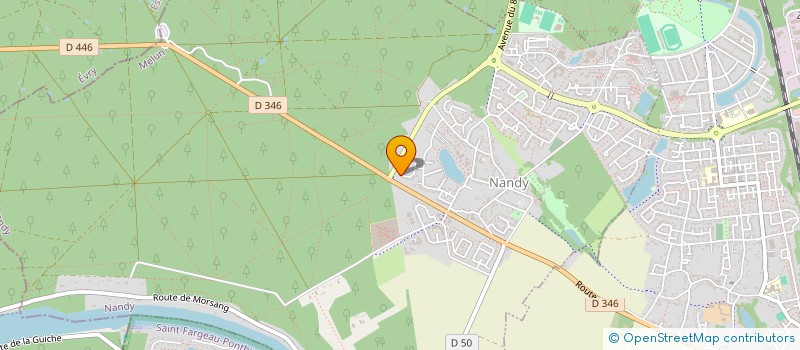 localisation de l'entreprise ABS ENGINE  NANDY