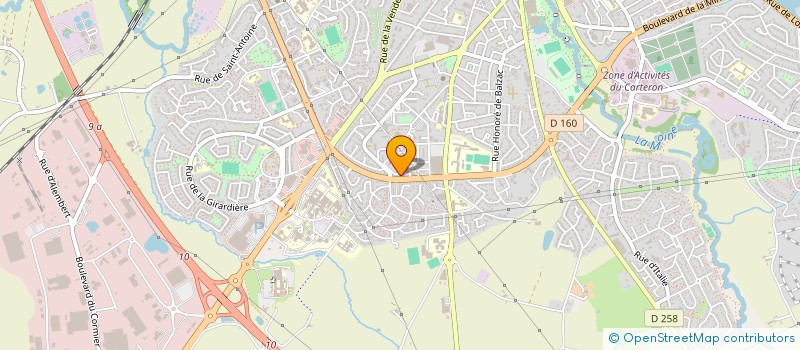 localisation de l'entreprise ABS EXPRESS à CHOLET