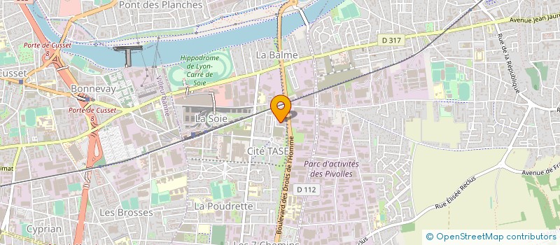 localisation de l'entreprise ABS GAILLETON  VAULX-EN-VELIN