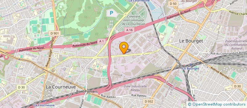 localisation de l'entreprise ABS GROUPAGE à LA COURNEUVE
