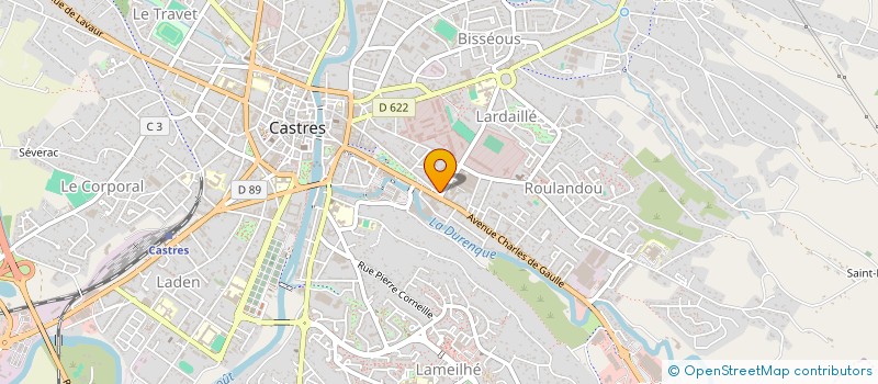 localisation de l'entreprise ABS IMMO  CASTRES