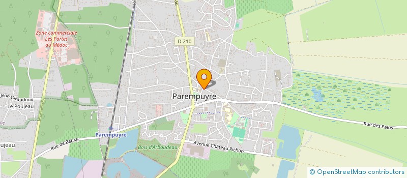 localisation de l'entreprise ABS IMMOBILIER à BLANQUEFORT