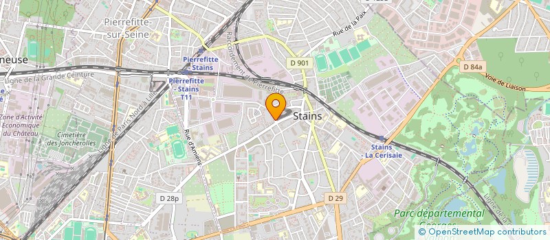 localisation de l'entreprise ABS MATERIEL à STAINS