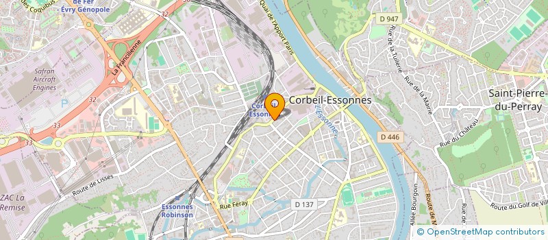 localisation de l'entreprise ABS MULTISERVICES AVEN BUREAUT MULTISER à CORBEIL-ESSONNES