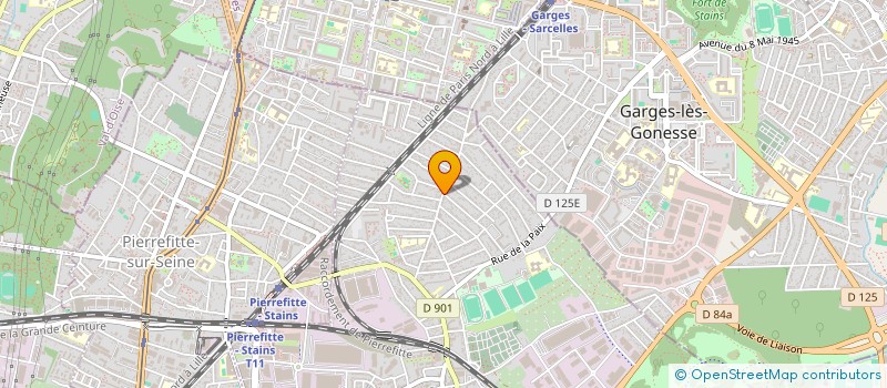 localisation de l'entreprise ABS PACK & EMBALLAGES à STAINS