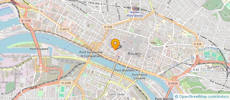 localisation de l'entreprise ABS PEINTURE à ROUEN