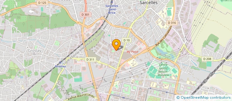 localisation de l'entreprise ABS RENOV à SARCELLES