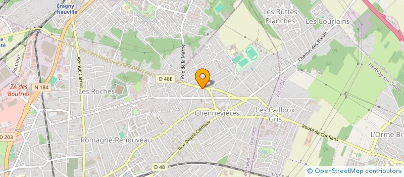 localisation de l'entreprise ABS SERVICES  SAINT-MAUR-DES-FOSSES