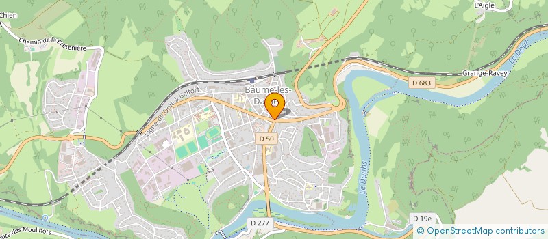 localisation de l'entreprise ABS TAXI à BAUME-LES-DAMES