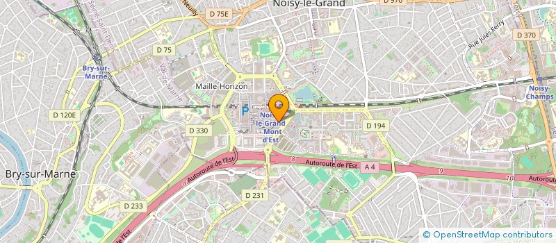 localisation de l'entreprise ABS TELECOM à NOISY-LE-GRAND