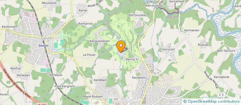 localisation de l'entreprise ABS TRANSACTIONS  QUEVEN