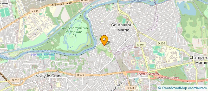 localisation de l'entreprise ABS TRANSPORT SERVICE  CARRIERES-SOUS-POISSY