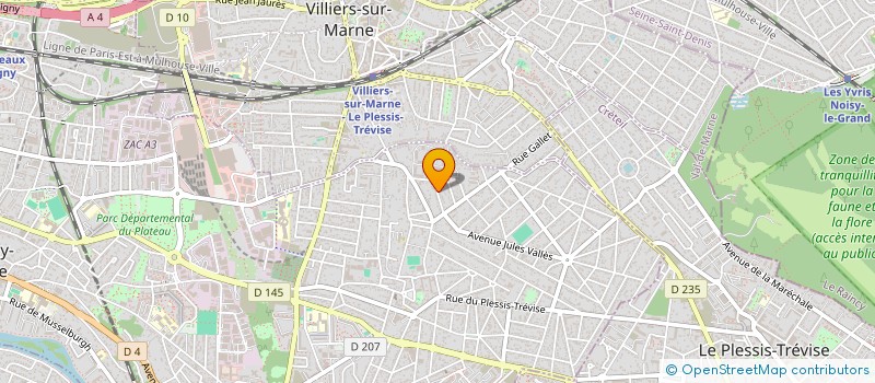 localisation de l'entreprise ABS TRANSPORTS à CHAMPIGNY-SUR-MARNE