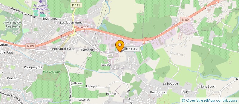 localisation de l'entreprise ABSA à YVRAC