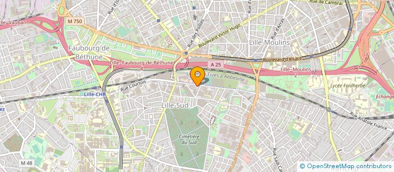 localisation de l'entreprise ABSA AUDIT ET CONSEIL à LILLE