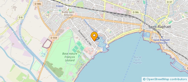 localisation de l'entreprise ABSABE SECURITE PRIVEE à FREJUS