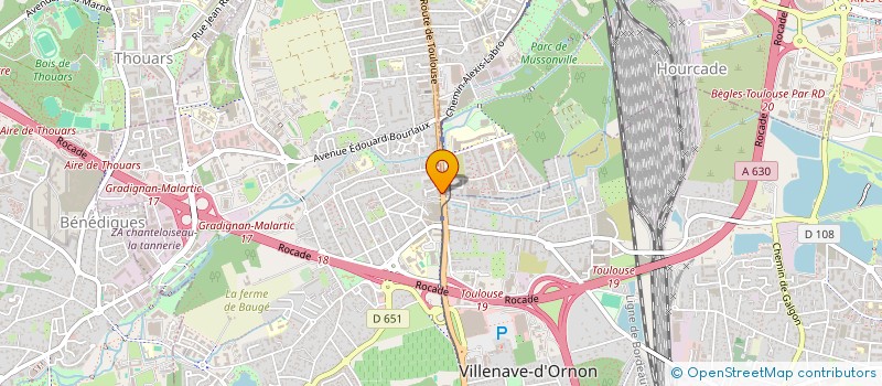 localisation de l'entreprise ABSAD ASSURANCES à VILLENAVE-D'ORNON