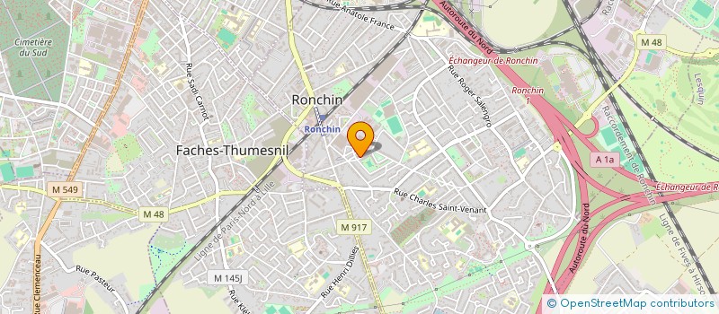 localisation de l'entreprise ABSALON  RONCHIN