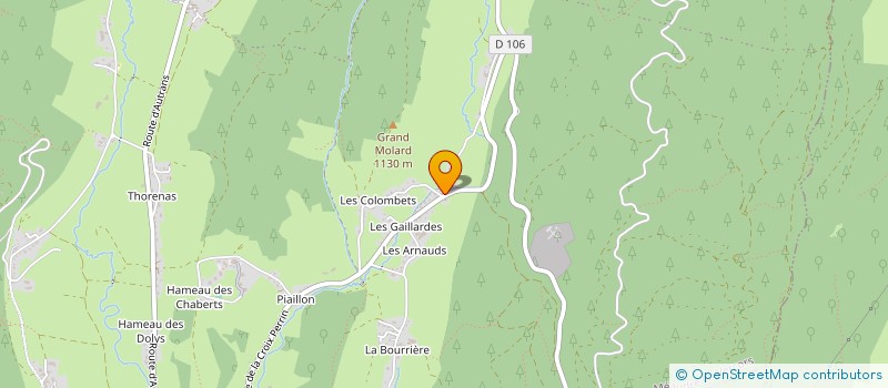 localisation de l'entreprise ABSALON PETRUS  AUTRANS-MEAUDRE EN VERCORS