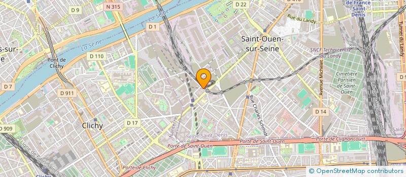 localisation de l'entreprise ABSAR CONSULTING FRANCE à SAINT-OUEN-SUR-SEINE