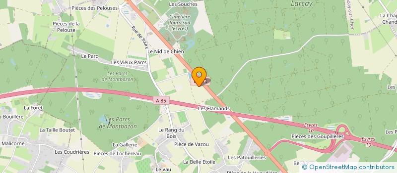 localisation de l'entreprise ABSB  ESVRES