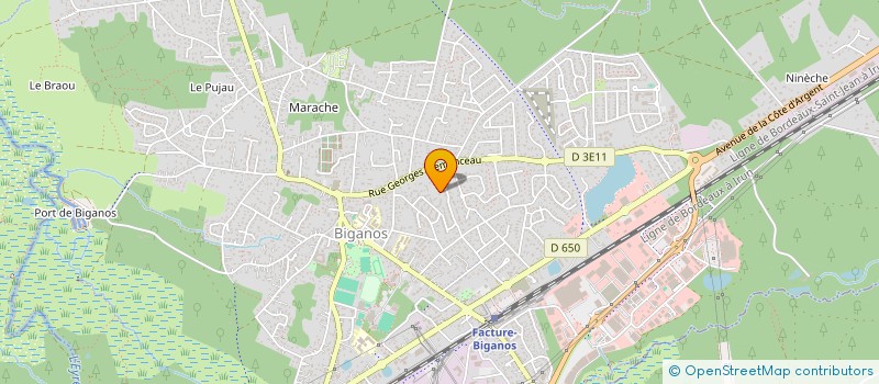 localisation de l'entreprise ABSCI  BIGANOS