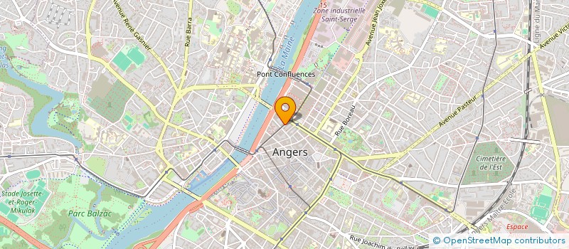 localisation de l'entreprise ABSCISSE à ANGERS