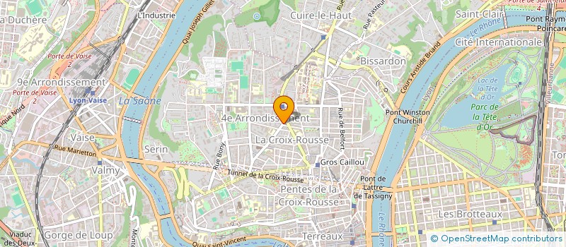 localisation de l'entreprise ABSCISSE  LYON