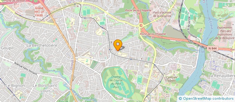 localisation de l'entreprise ABSCISSE à NANTES