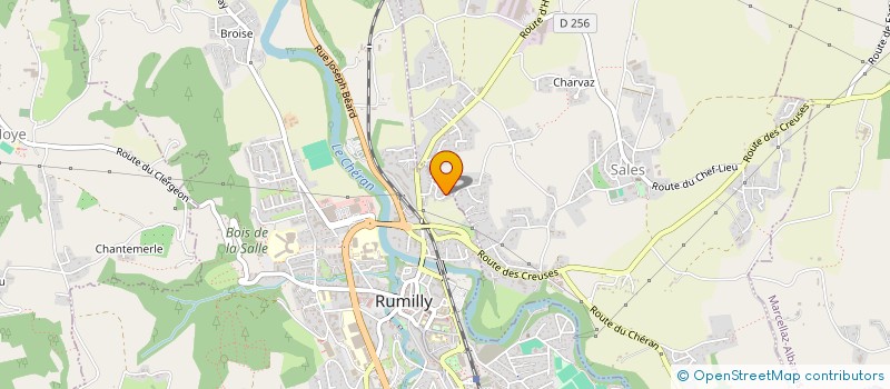 localisation de l'entreprise ABSCISSE à RUMILLY