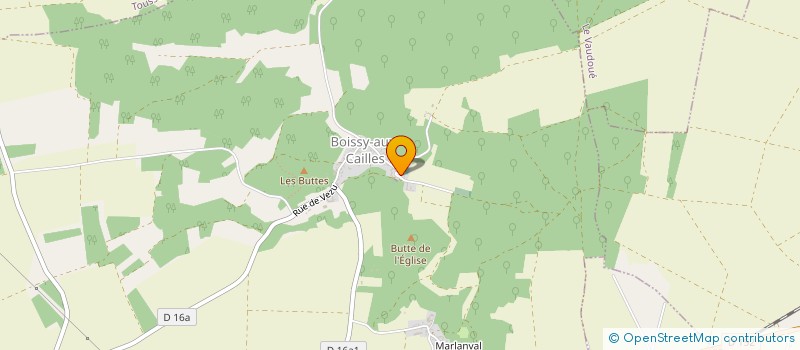 localisation de l'entreprise ABSCISSE PAYSAGE  BOISSY-AUX-CAILLES