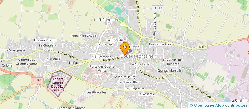 localisation de l'entreprise ABSCISSE SERVICE à DOUE-EN-ANJOU