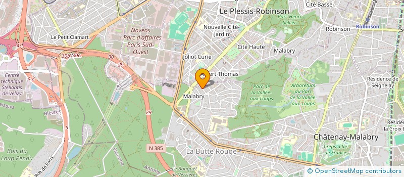 localisation de l'entreprise ABSCYSS  CHATENAY-MALABRY