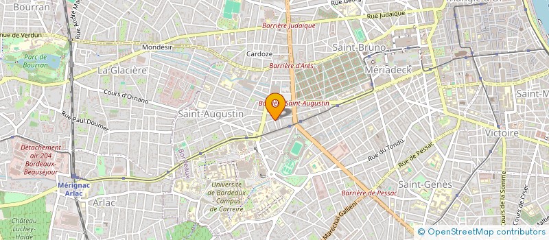 localisation de l'entreprise ABSHAR à BORDEAUX
