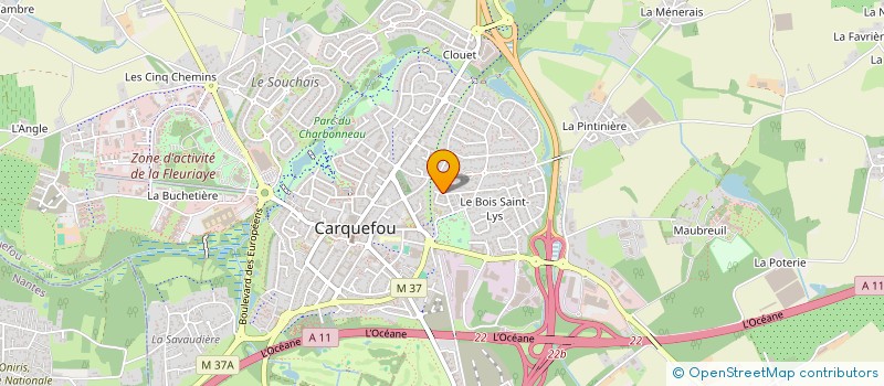 localisation de l'entreprise ABSIM  CARQUEFOU