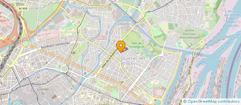 localisation de l'entreprise ABSIS ASSURANCES à STRASBOURG