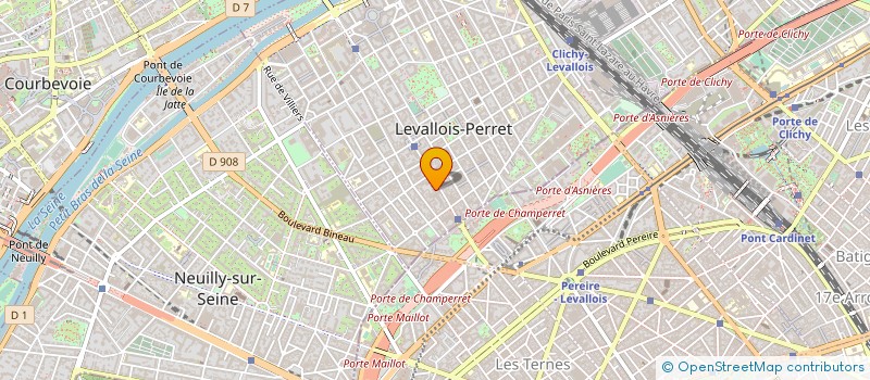 localisation de l'entreprise ABSIS GROUPE à LEVALLOIS-PERRET