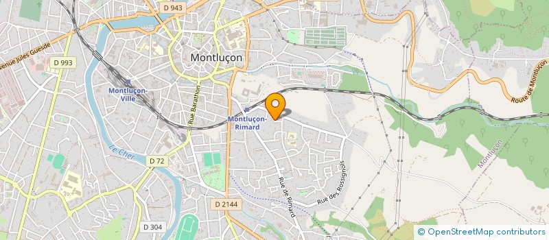 localisation de l'entreprise ABSK à MONTLUCON