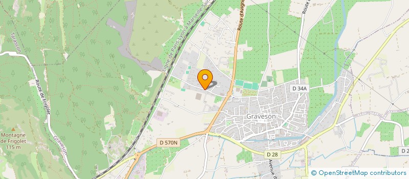 localisation de l'entreprise ABSL  GRAVESON