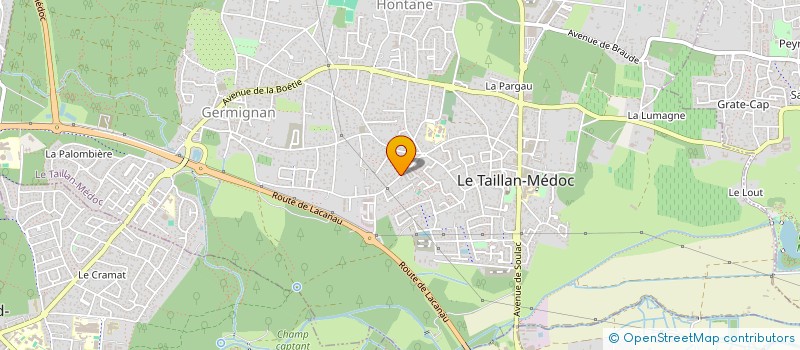 localisation de l'entreprise ABSL33  LE TAILLAN-MEDOC