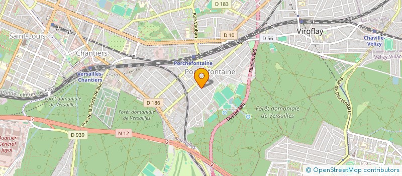 localisation de l'entreprise ABSM CONSEIL à VERSAILLES