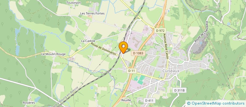 localisation de l'entreprise ABSM ENERGY  CUISEAUX