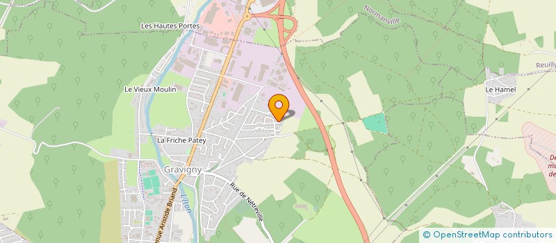 localisation de l'entreprise ABSO à GRAVIGNY