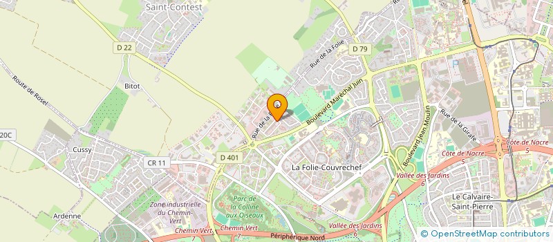 localisation de l'entreprise ABSOL HOLDING à CAEN
