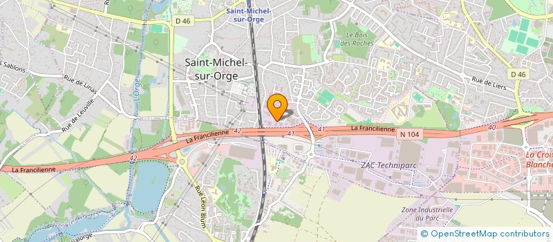 localisation de l'entreprise ABSOL NORD à SAINT-MICHEL-SUR-ORGE