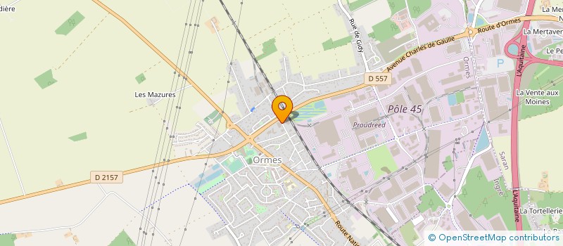 localisation de l'entreprise ABSOLEM à ORMES